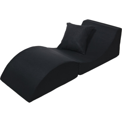 Chaise longue 3 en 1: canapé pouffe table